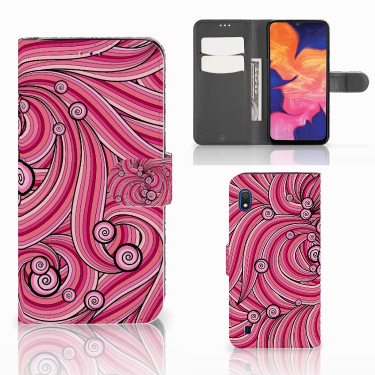 Samsung Galaxy A10 Hoesje Swirl Pink