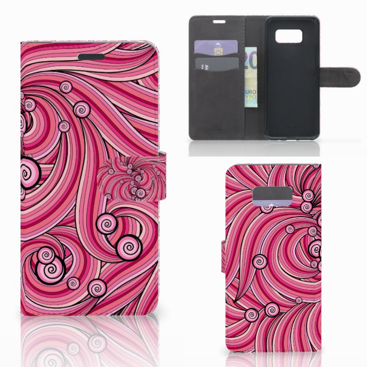 Samsung Galaxy S8 Plus Hoesje Swirl Pink