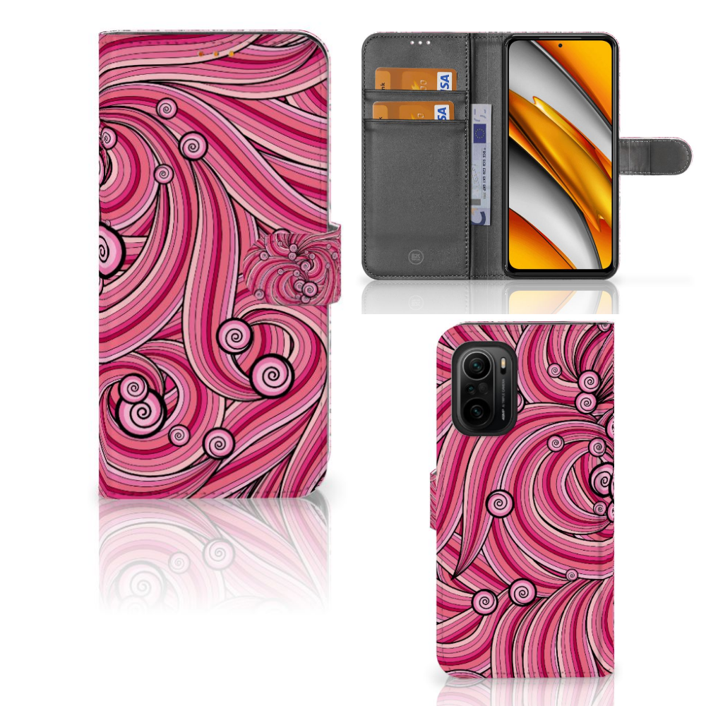 Poco F3 | Xiaomi Mi 11i Hoesje Swirl Pink