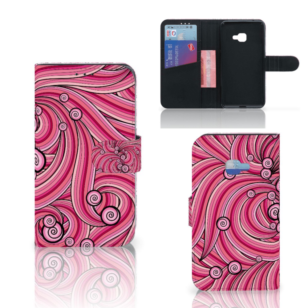 Samsung Galaxy Xcover 4 | Xcover 4s Hoesje Swirl Pink