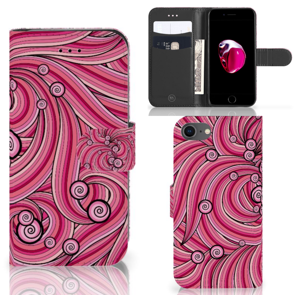 iPhone 7 | 8 | SE (2020) | SE (2022) Hoesje Swirl Pink