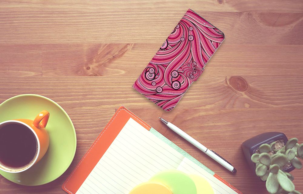 Xiaomi Poco F2 Pro Hoesje Swirl Pink