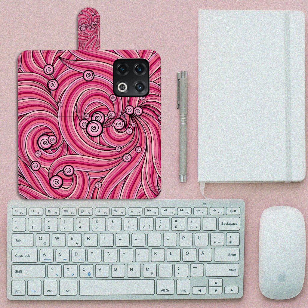 OnePlus 10 Pro Hoesje Swirl Pink