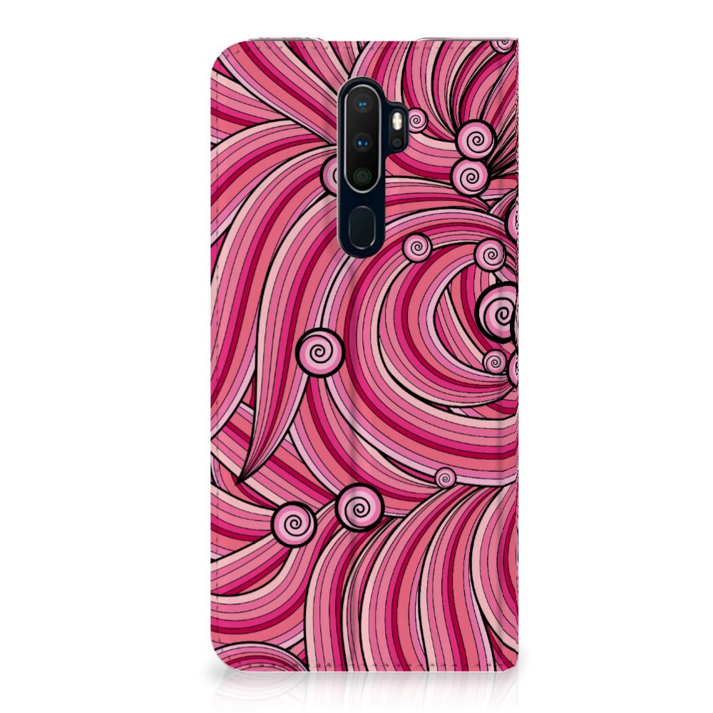 OPPO A5 (2020) | A9 (2020) Bookcase Swirl Pink