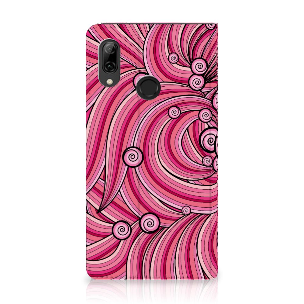 Huawei P Smart (2019) Bookcase Swirl Pink