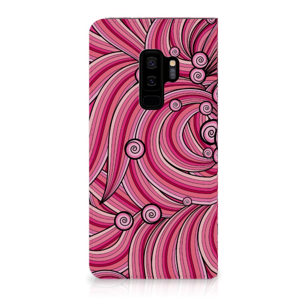 Samsung Galaxy S9 Plus Bookcase Swirl Pink