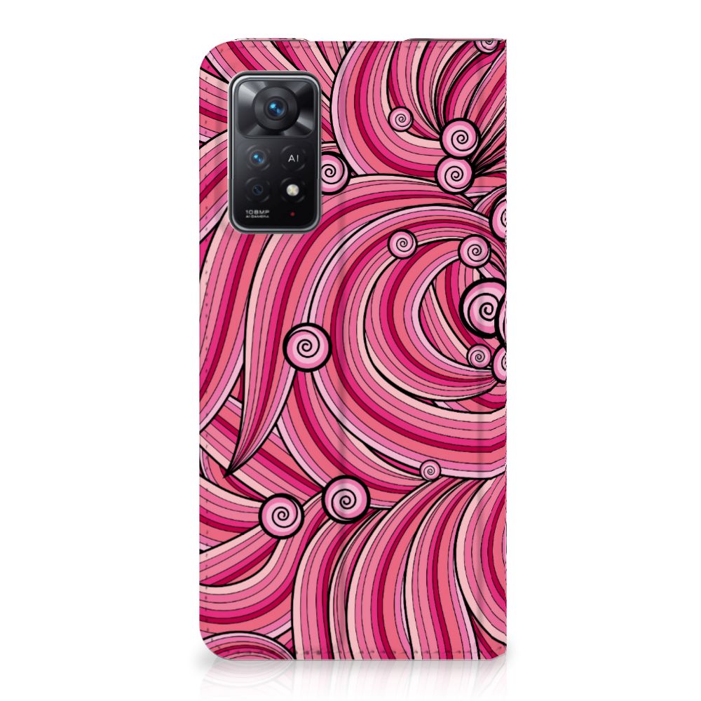 Xiaomi Redmi Note 11 Pro Bookcase Swirl Pink