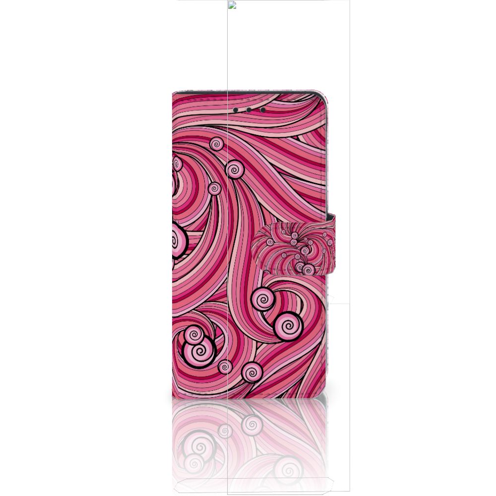 Huawei Ascend P8 Lite Hoesje Swirl Pink
