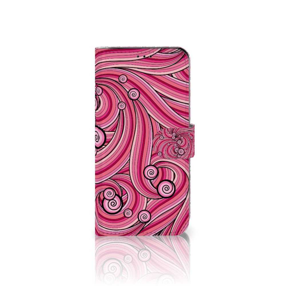 Samsung Galaxy A7 (2018) Hoesje Swirl Pink