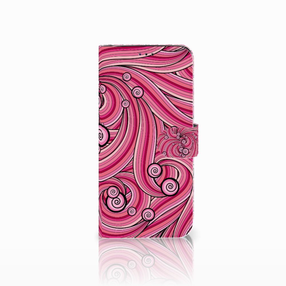 Samsung Galaxy A70 Hoesje Swirl Pink