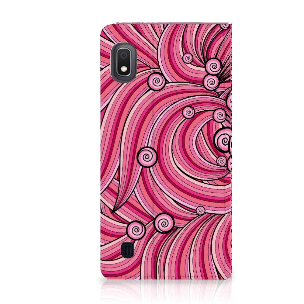 Samsung Galaxy A10 Bookcase Swirl Pink