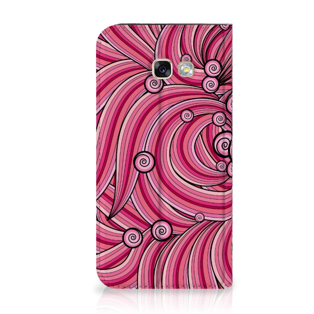 Samsung Galaxy A5 2017 Bookcase Swirl Pink