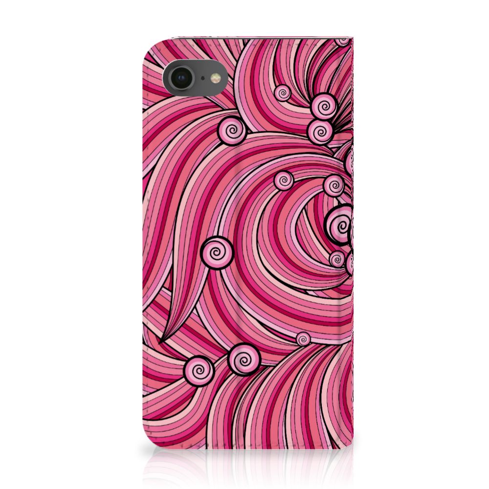 iPhone 7 | 8 | SE (2020) | SE (2022) Bookcase Swirl Pink