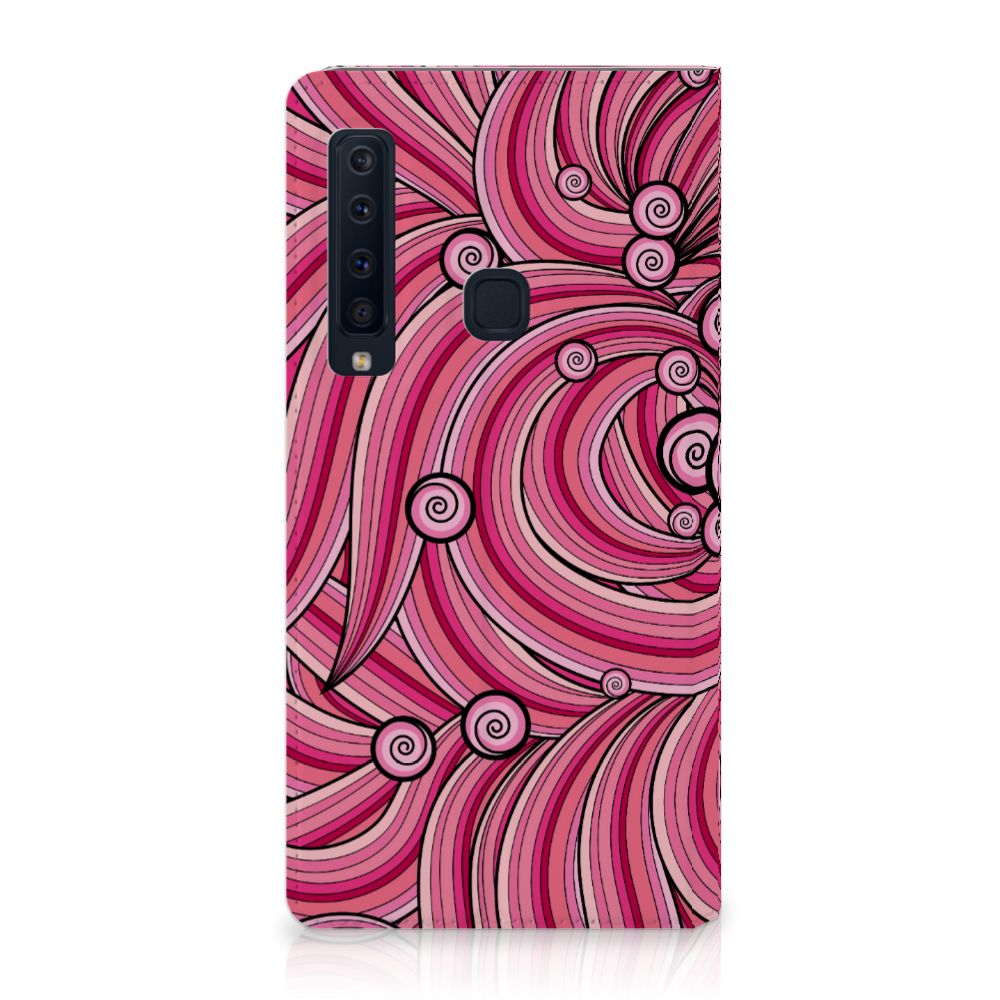 Samsung Galaxy A9 (2018) Bookcase Swirl Pink