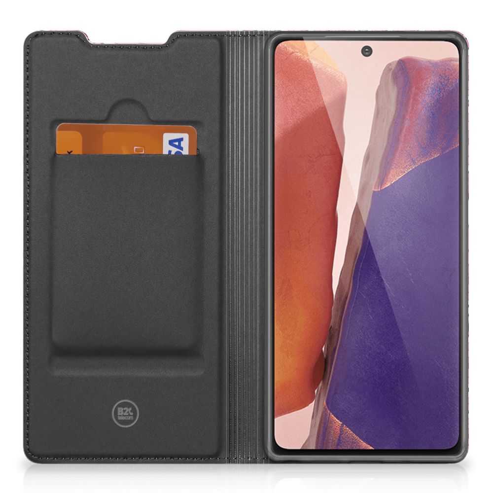Samsung Galaxy Note20 Bookcase Swirl Pink