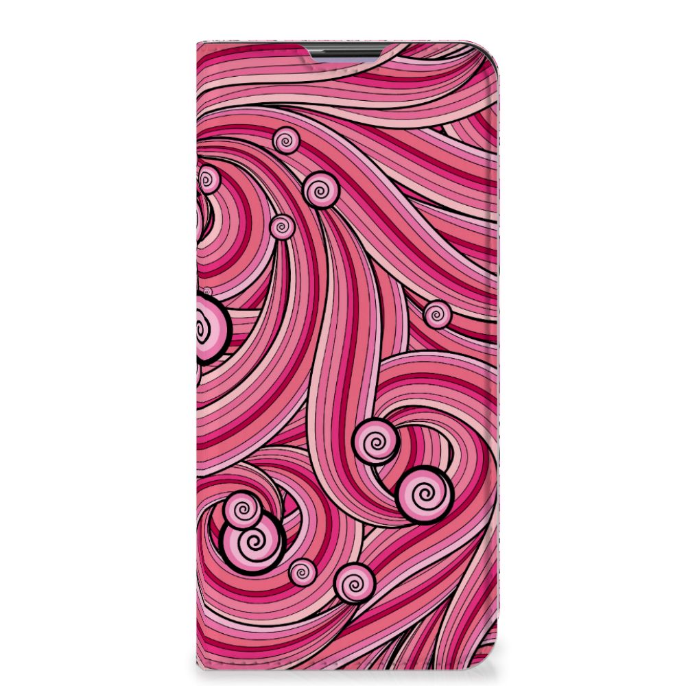 OnePlus Nord CE 5G Bookcase Swirl Pink