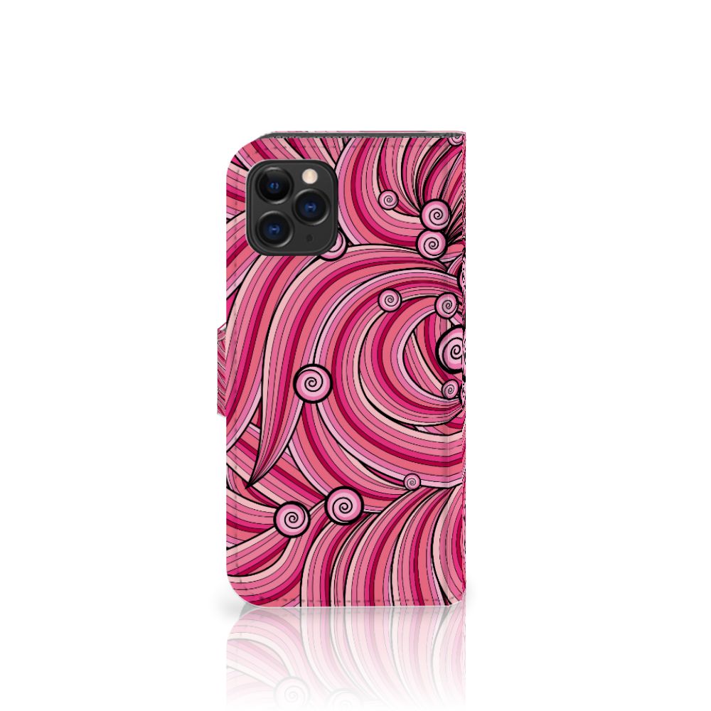 Apple iPhone 11 Pro Hoesje Swirl Pink