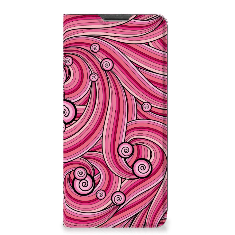 Xiaomi Redmi Note 11 Pro Bookcase Swirl Pink