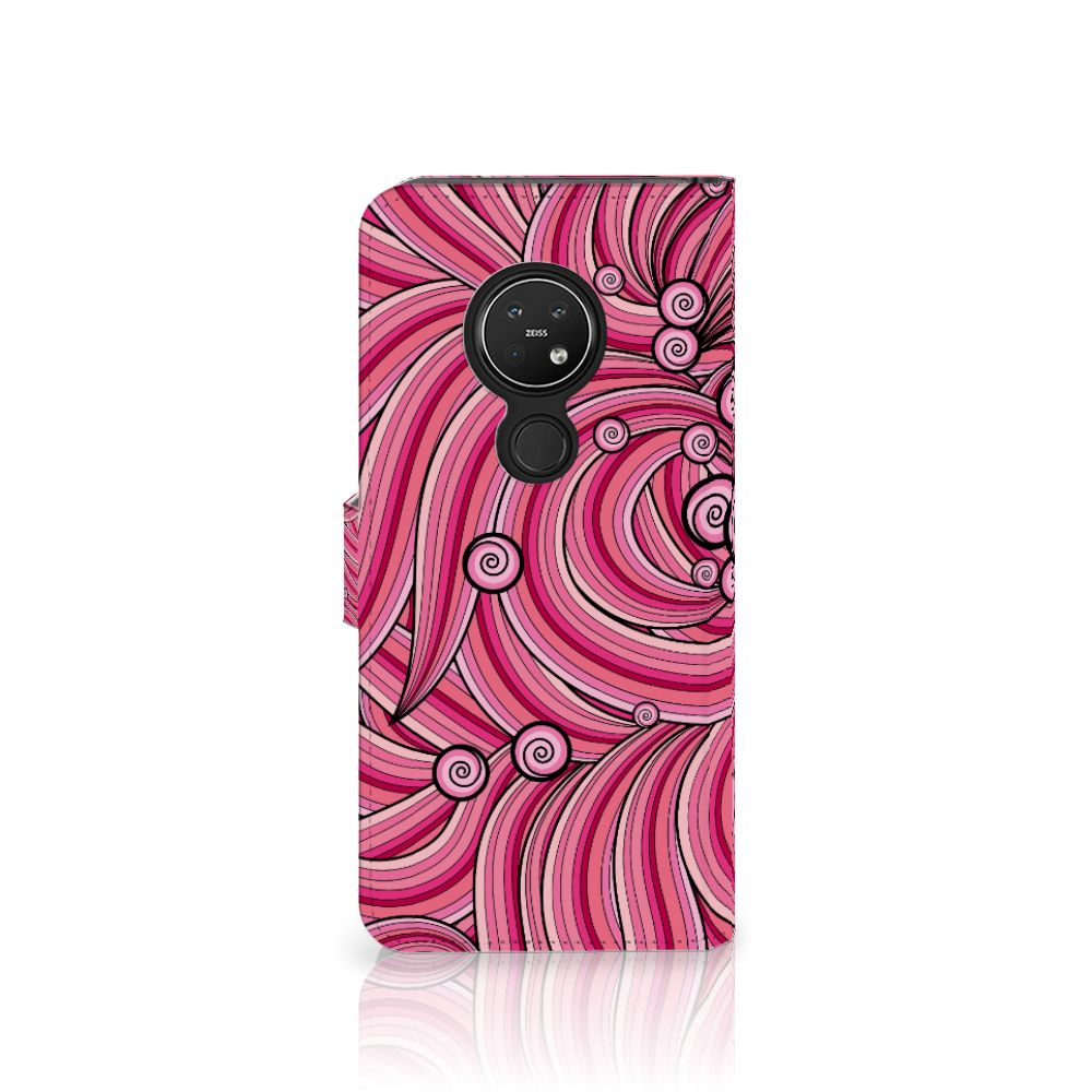 Nokia 7.2 | Nokia 6.2 Hoesje Swirl Pink