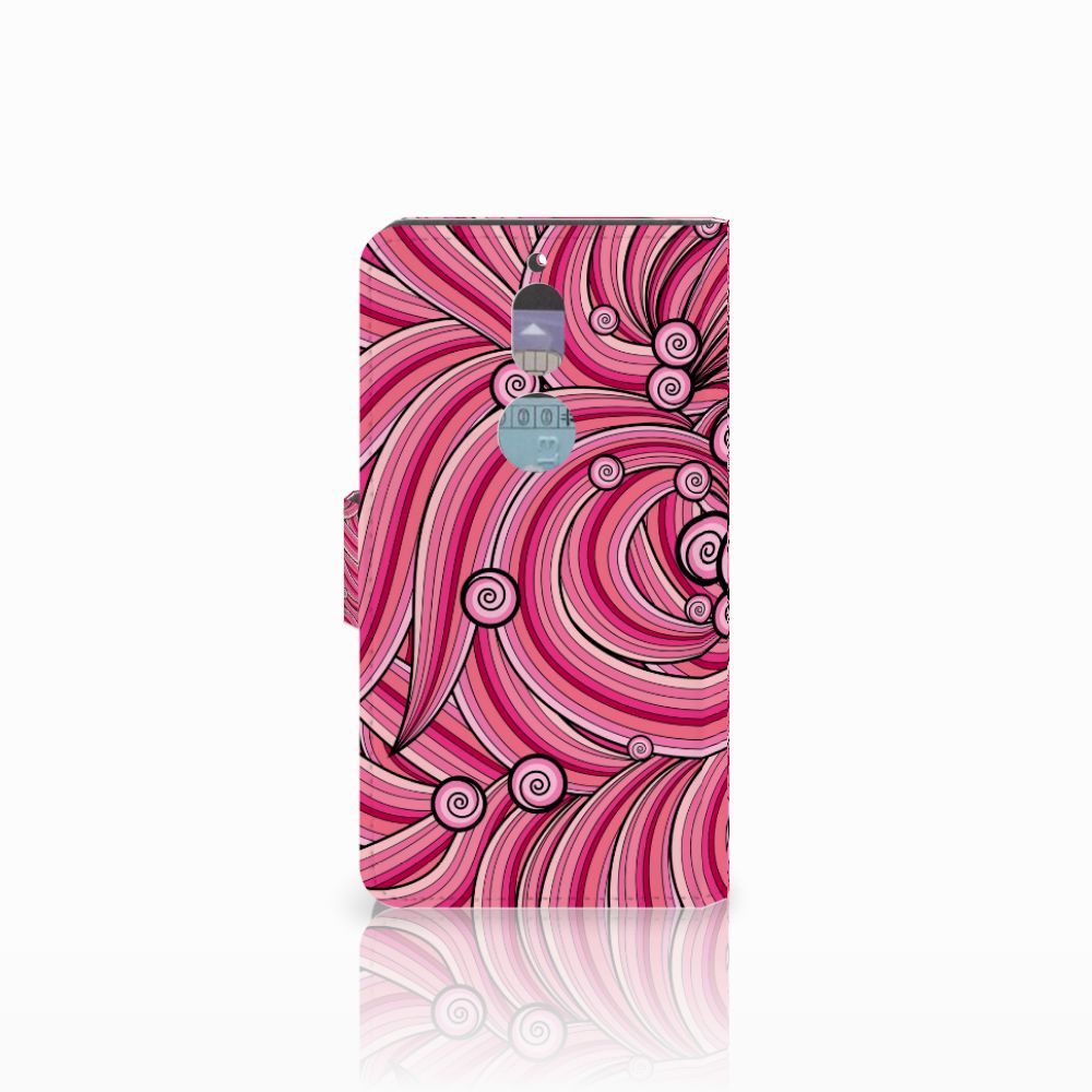 Nokia 7 Hoesje Swirl Pink