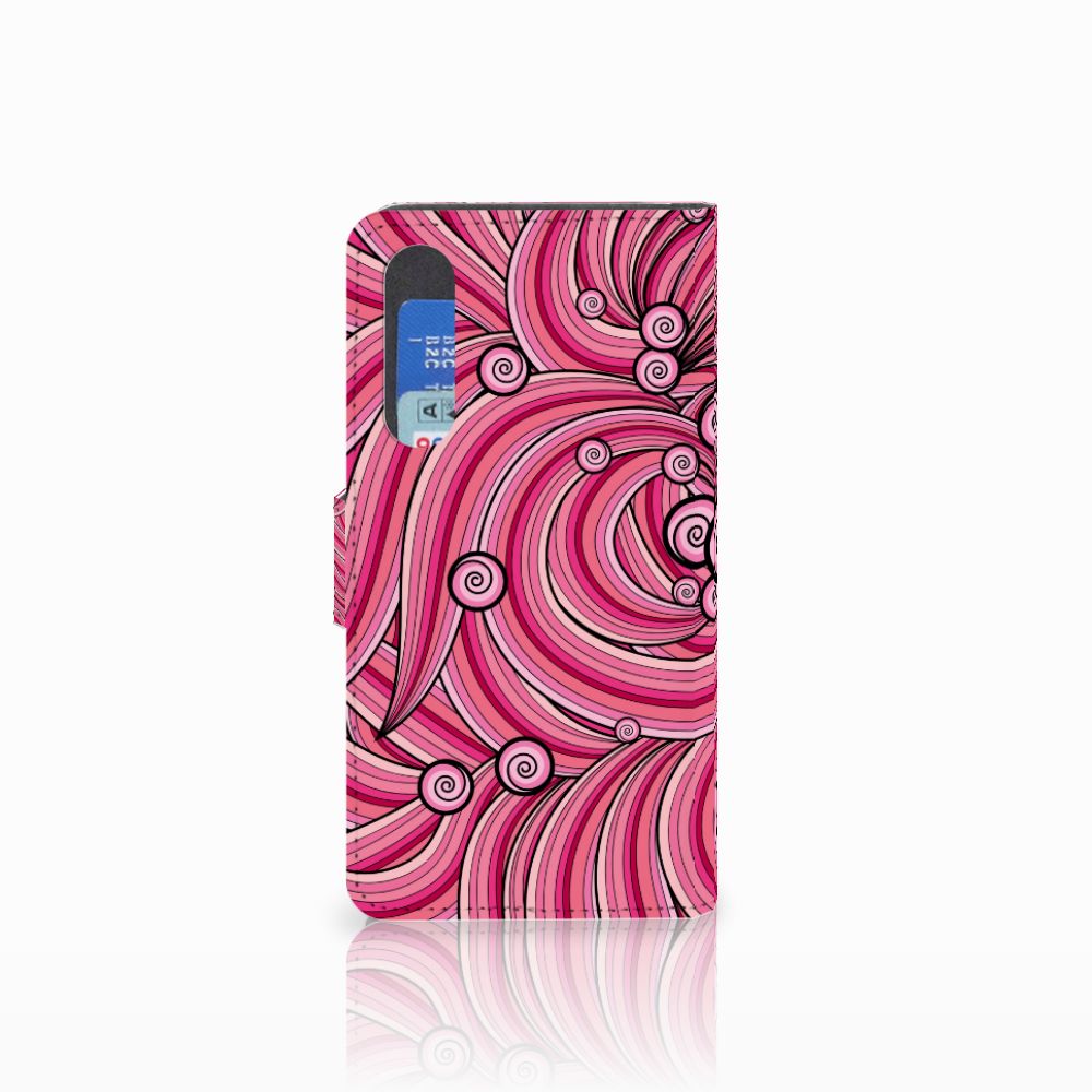 Huawei P30 Hoesje Swirl Pink