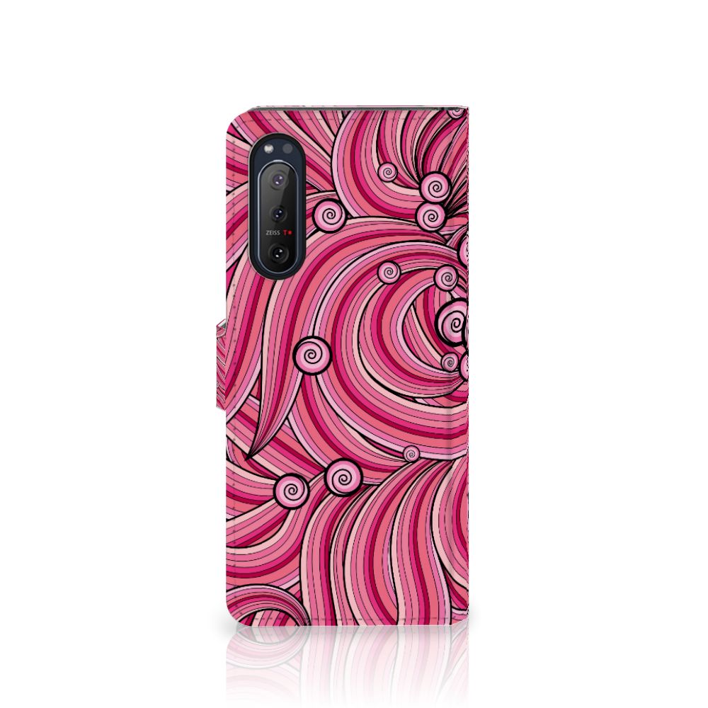 Sony Xperia 5II Hoesje Swirl Pink