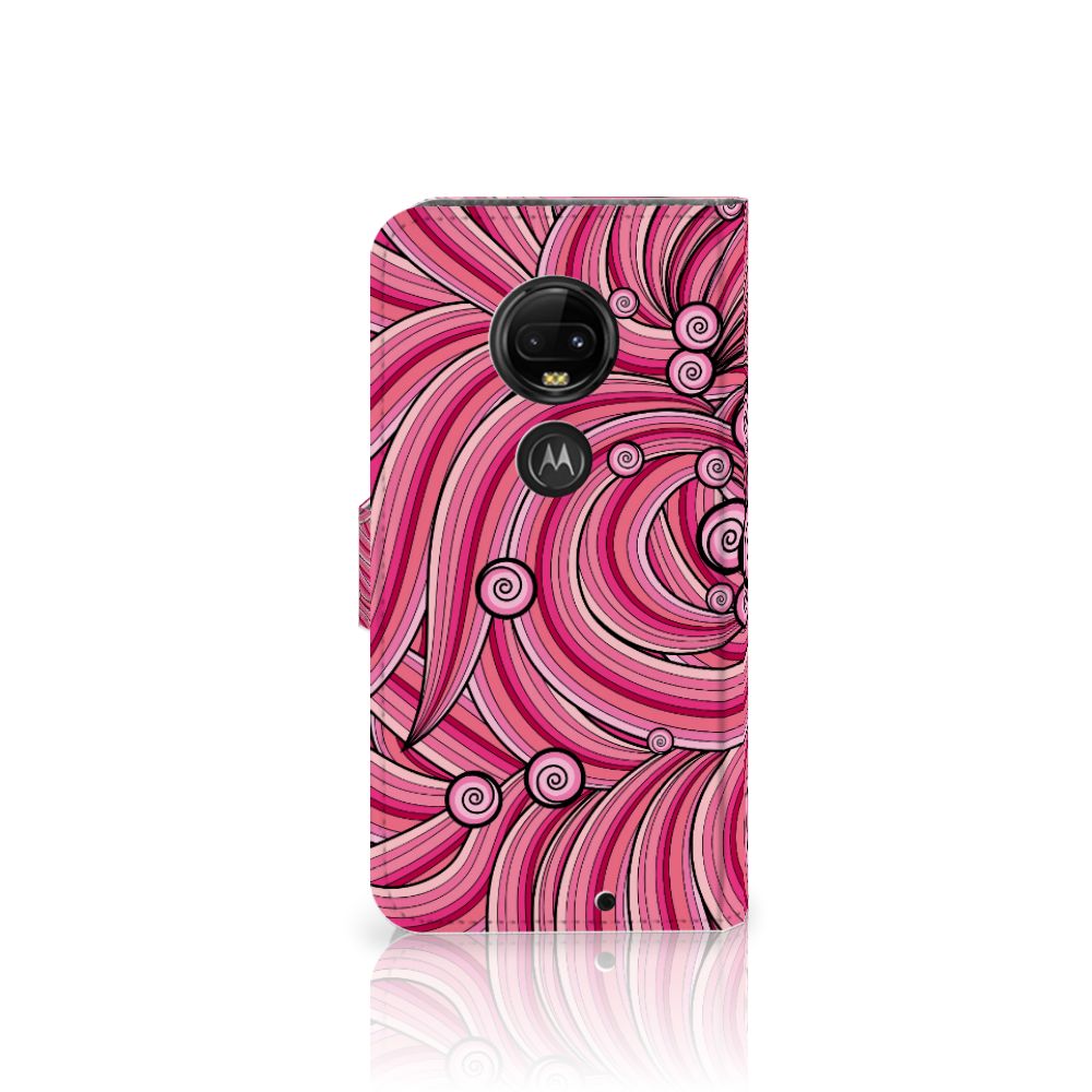 Motorola Moto G7 | G7 Plus Hoesje Swirl Pink