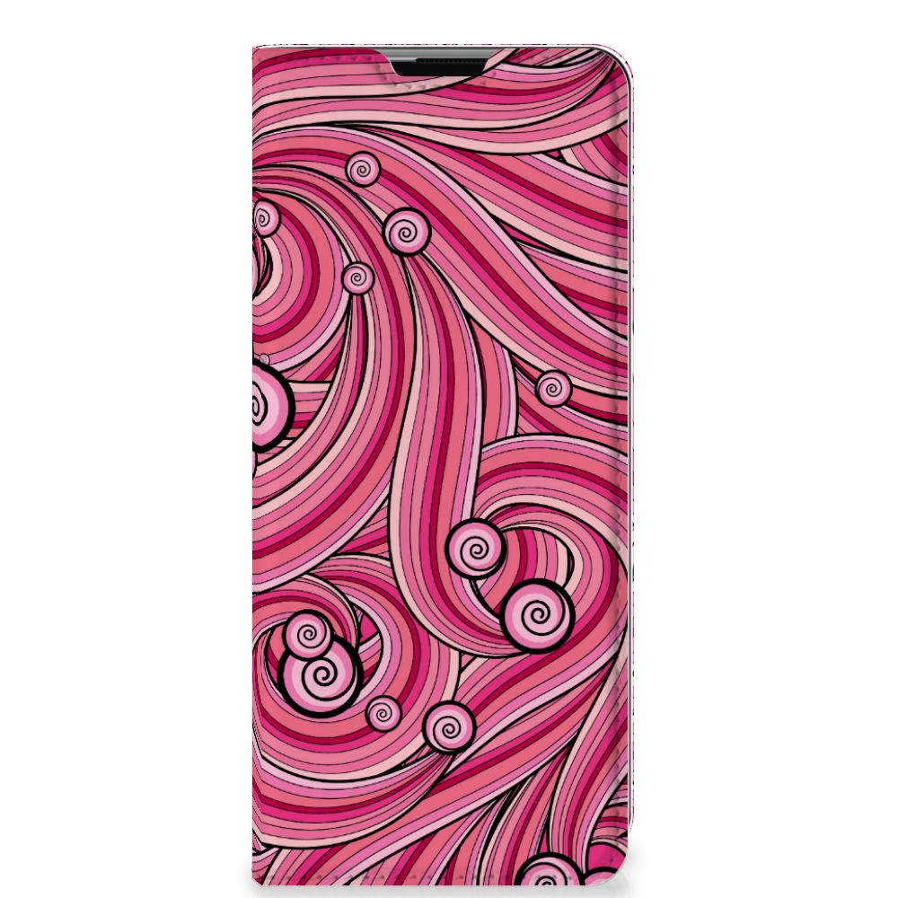 Sony Xperia 5 II Bookcase Swirl Pink