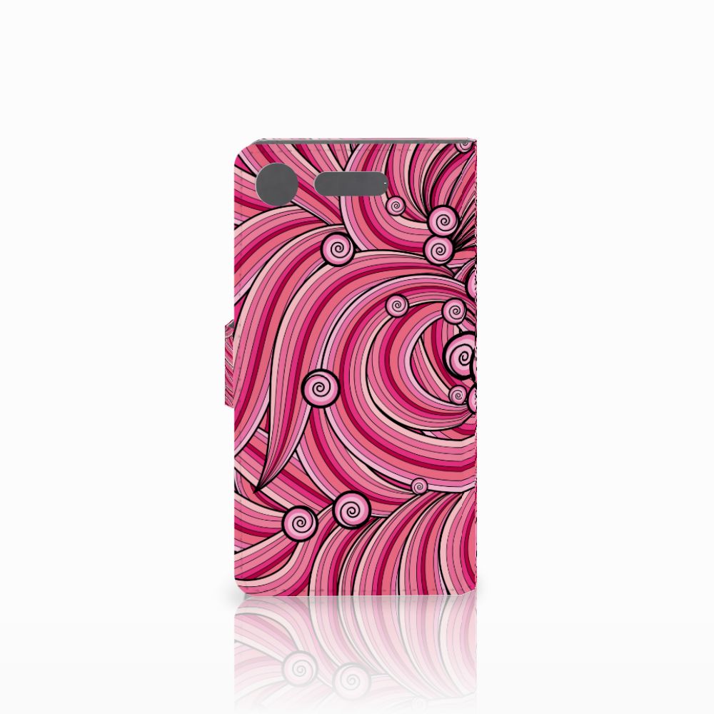 Sony Xperia XZ1 Hoesje Swirl Pink