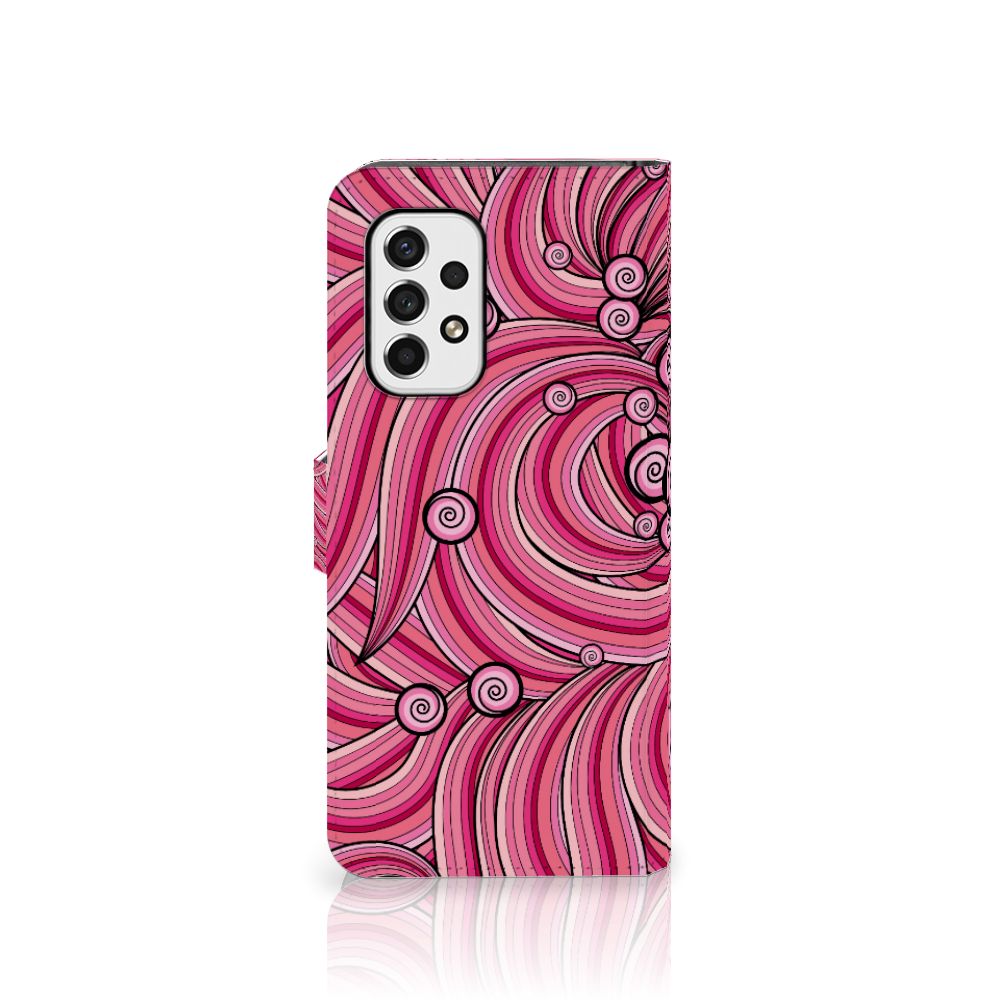 Samsung Galaxy A53 Hoesje Swirl Pink