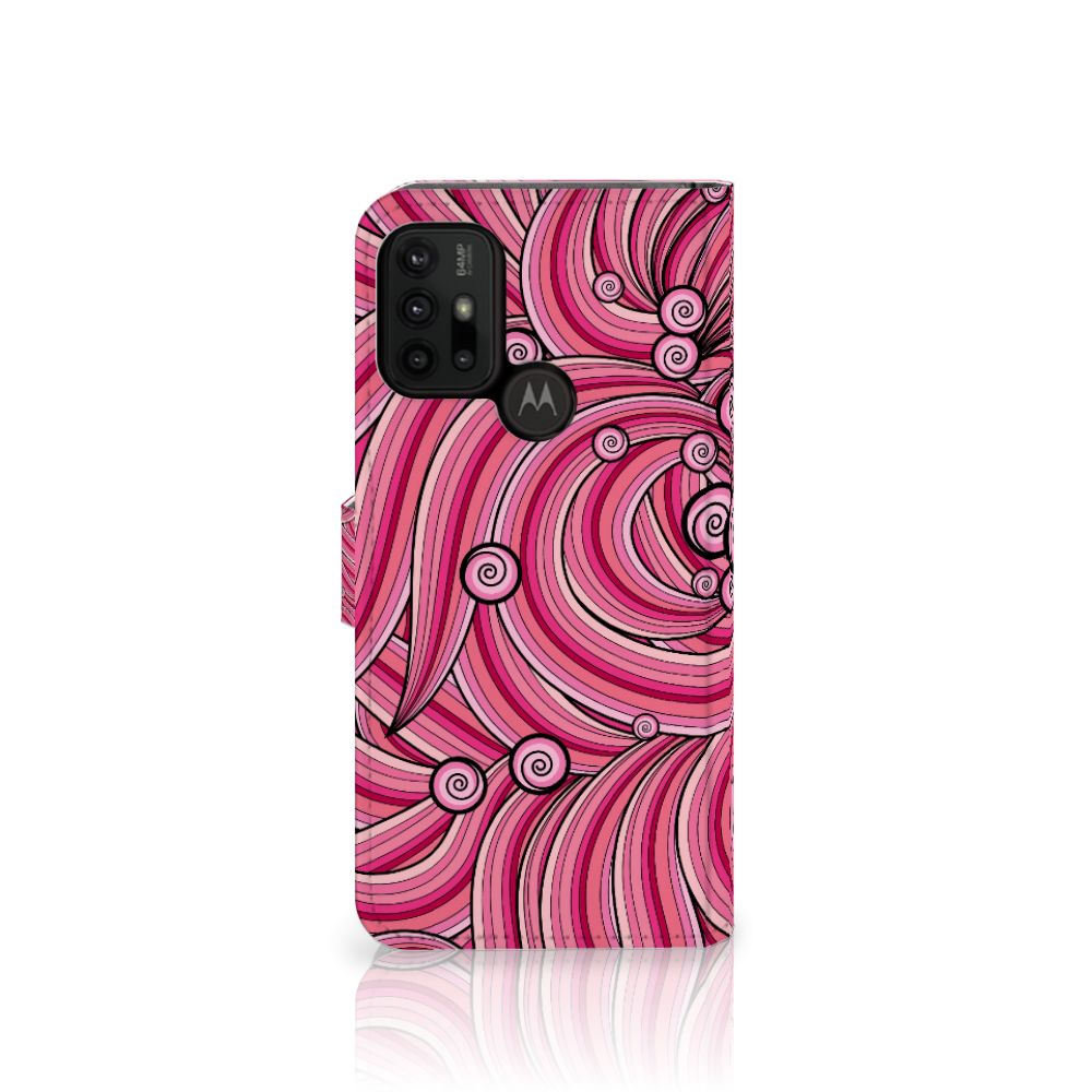 Motorola Moto G10 | G20 | G30 Hoesje Swirl Pink