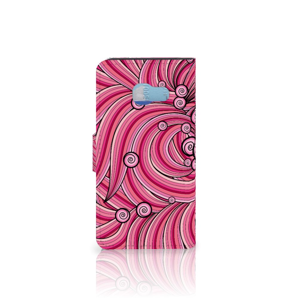 Samsung Galaxy A3 2017 Hoesje Swirl Pink