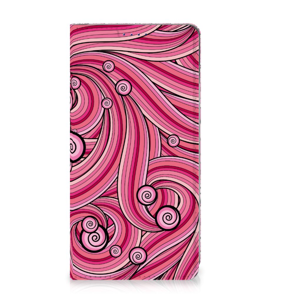 Samsung Galaxy S10 Bookcase Swirl Pink