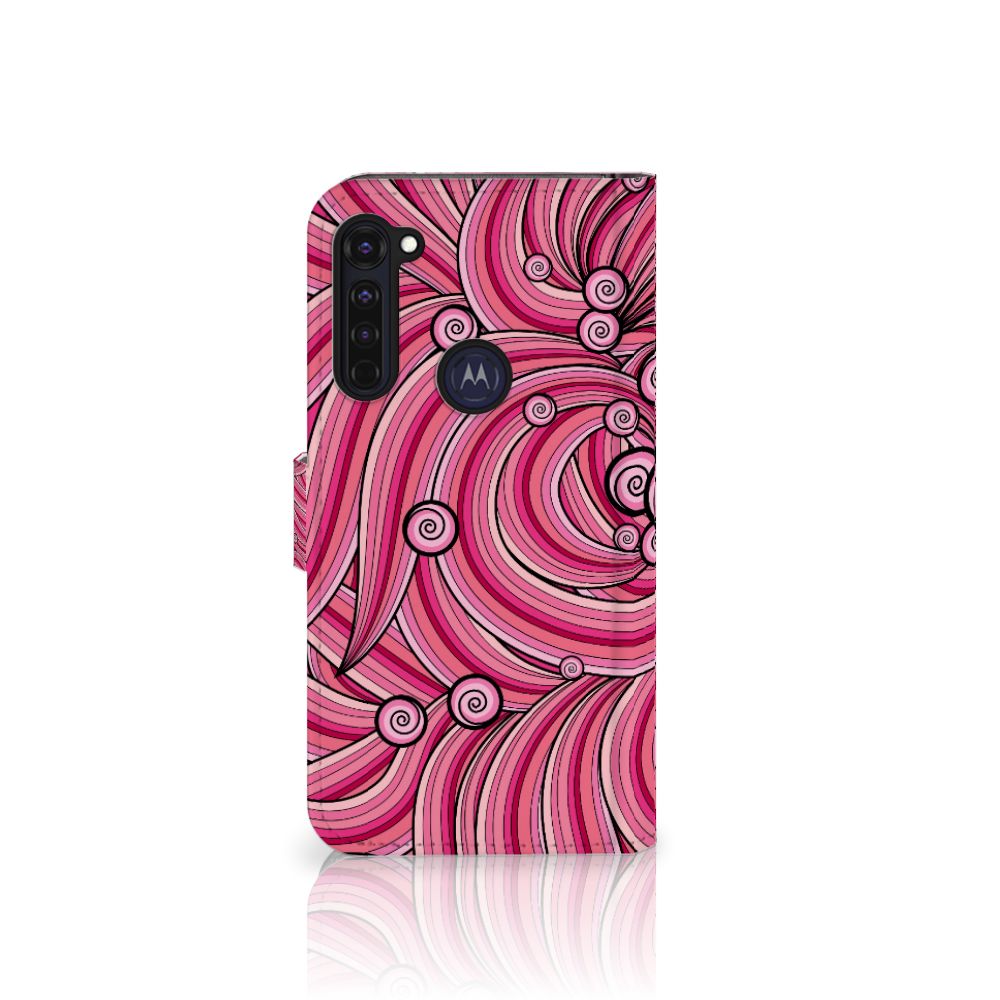 Motorola Moto G Pro Hoesje Swirl Pink