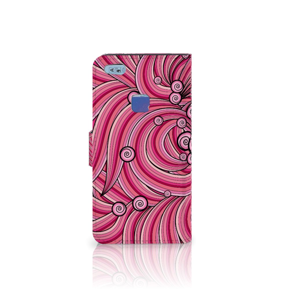 Huawei P10 Lite Hoesje Swirl Pink