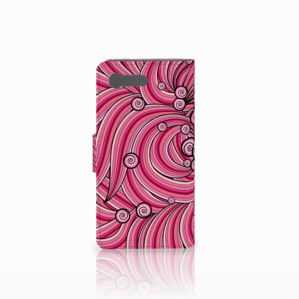 Sony Xperia X Compact Hoesje Swirl Pink