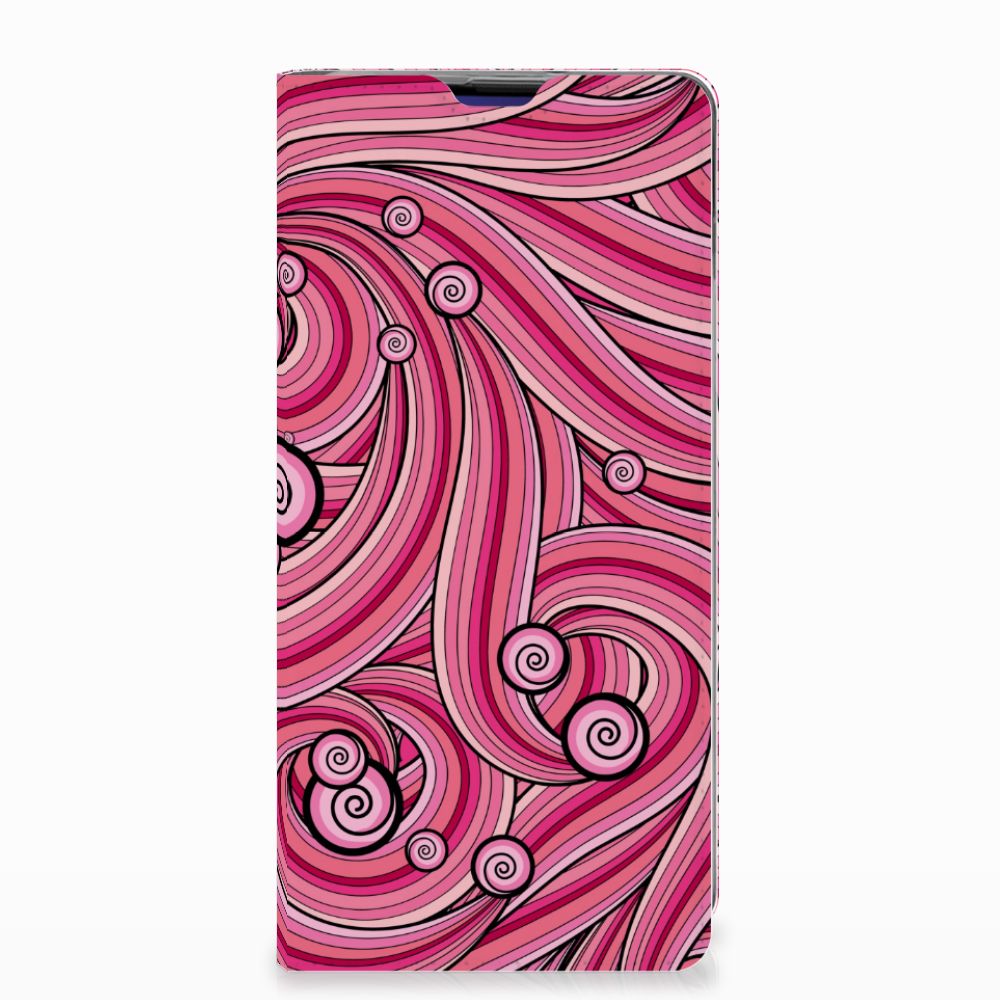 Samsung Galaxy S10 Plus Bookcase Swirl Pink
