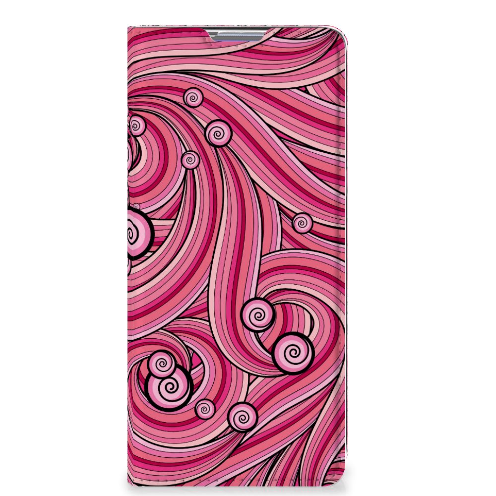 OnePlus 8 Bookcase Swirl Pink