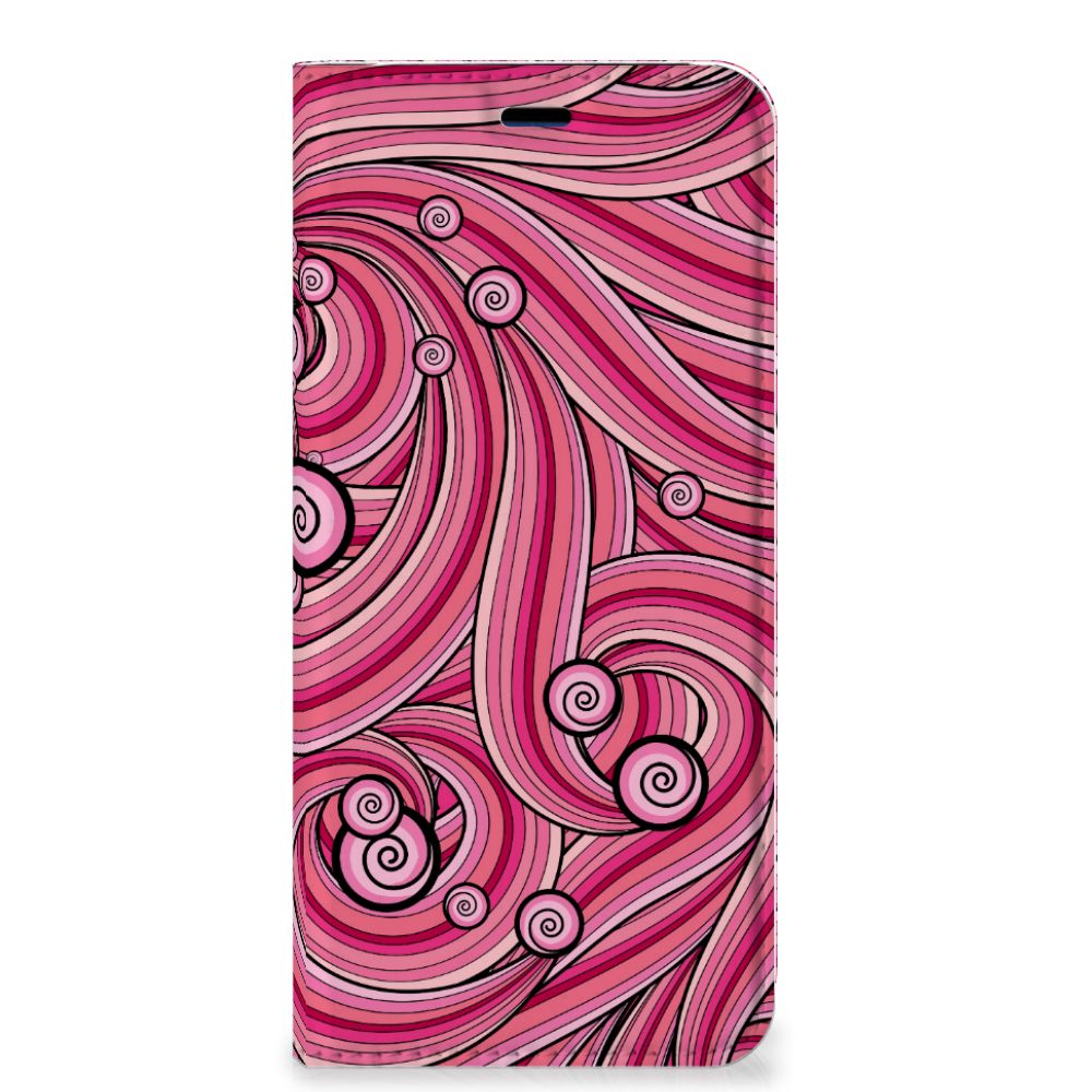 Samsung Galaxy S8 Bookcase Swirl Pink
