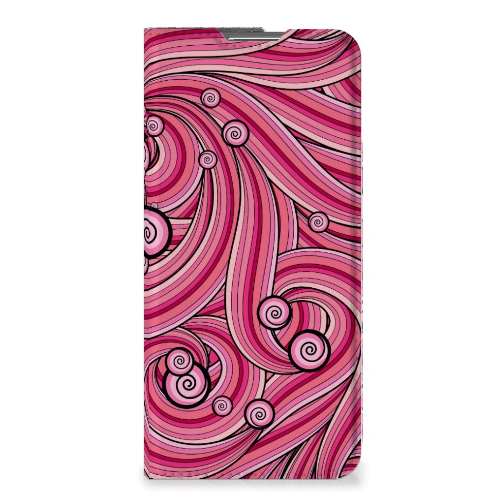 OPPO Find X5 Pro Bookcase Swirl Pink