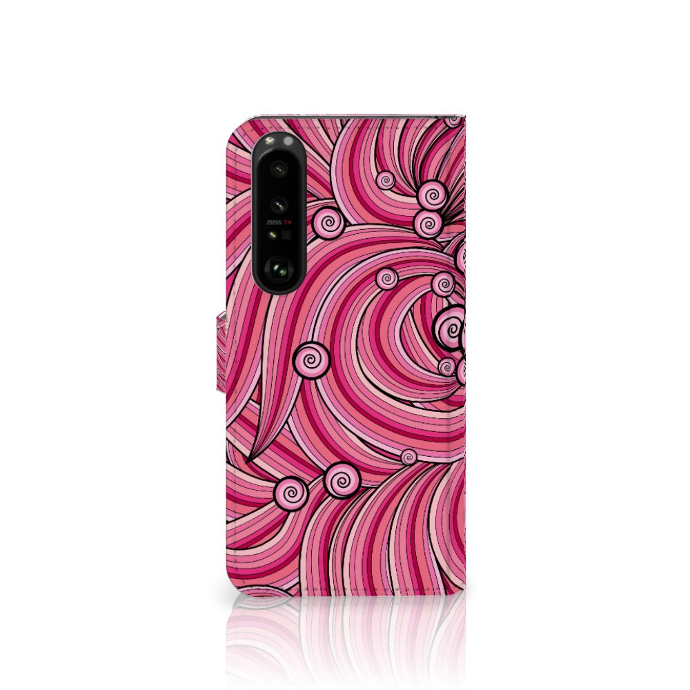 Sony Xperia 1 III Hoesje Swirl Pink