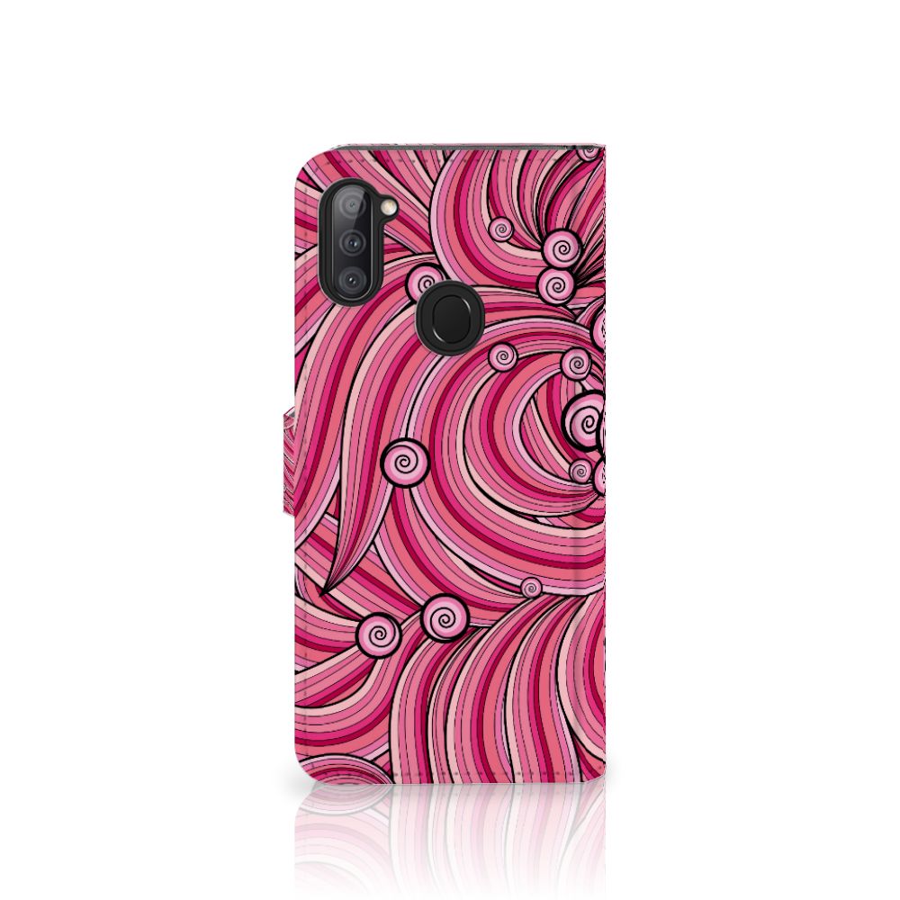 Samsung Galaxy M11 | A11 Hoesje Swirl Pink