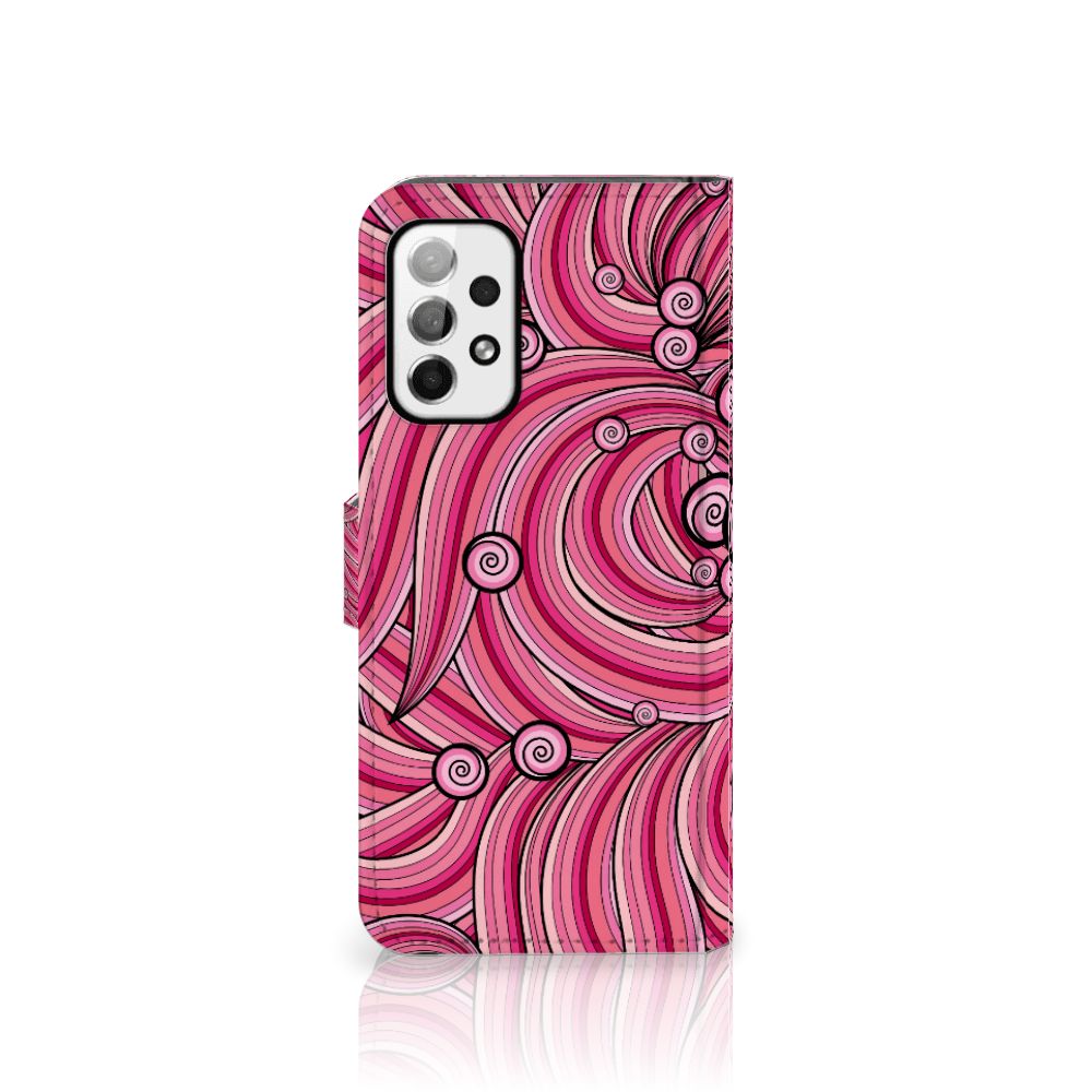 Samsung Galaxy A73 5G Hoesje Swirl Pink