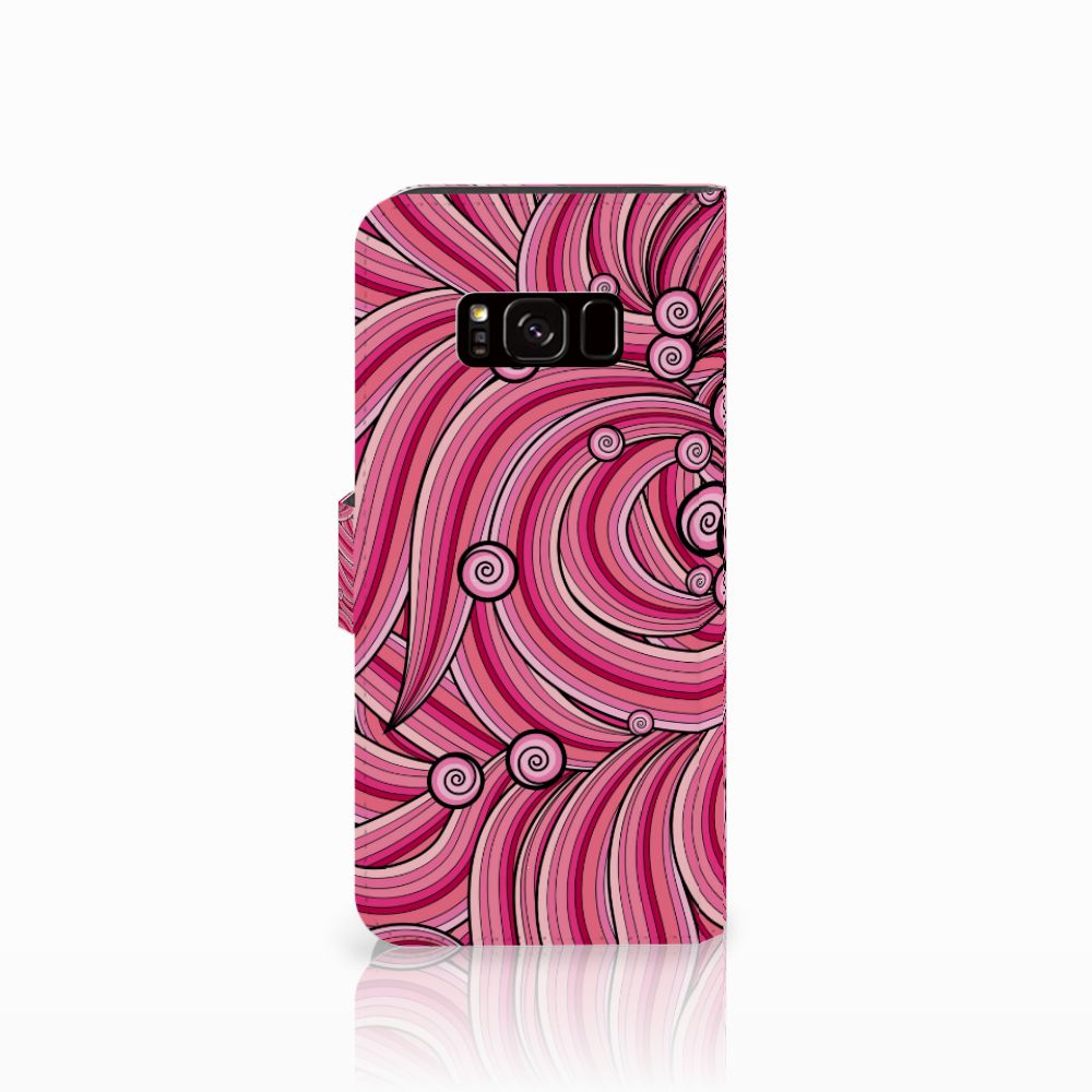 Samsung Galaxy S8 Hoesje Swirl Pink