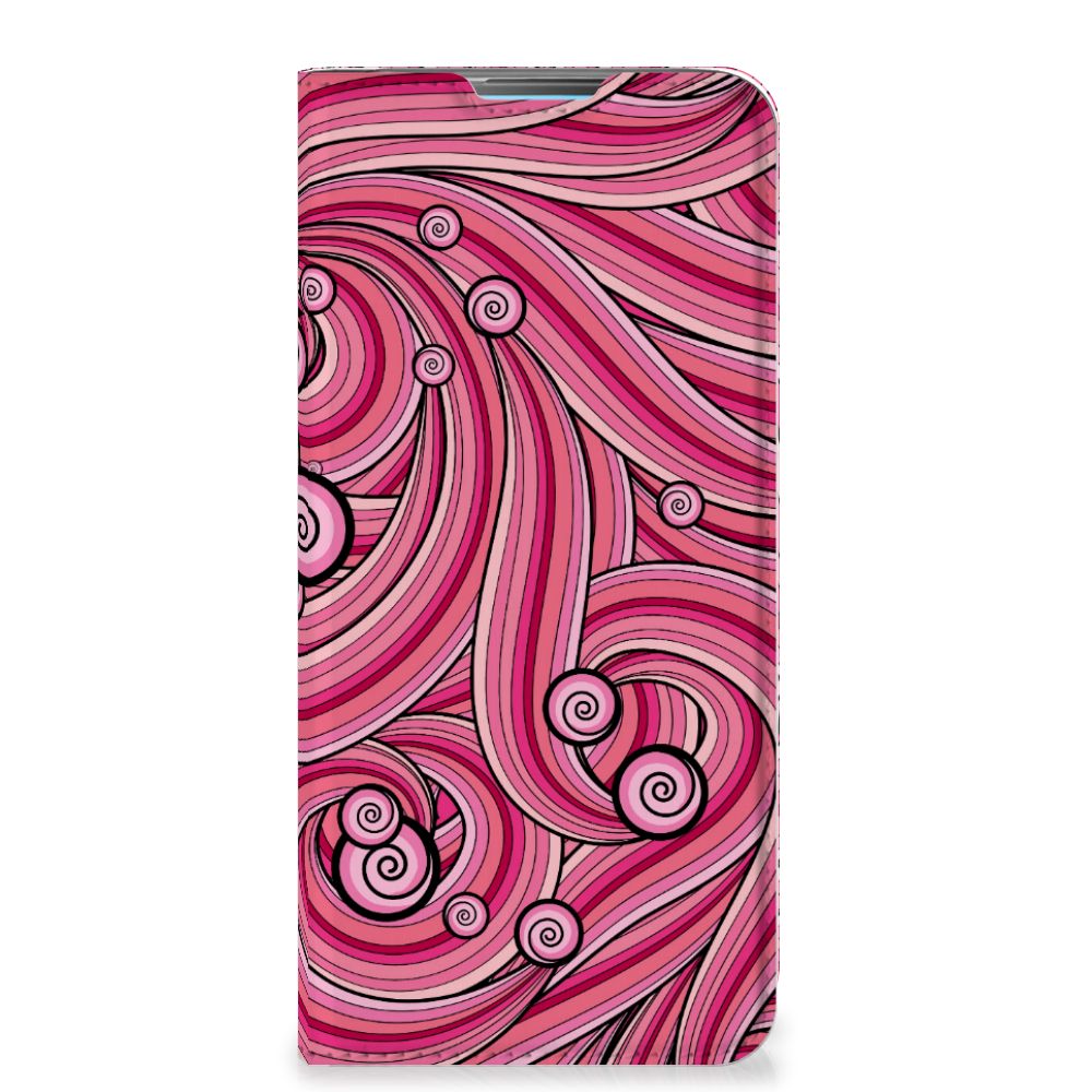 OPPO A52 | A72 Bookcase Swirl Pink