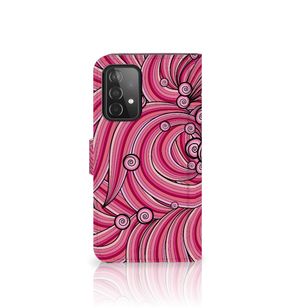 Samsung Galaxy A52 Hoesje Swirl Pink