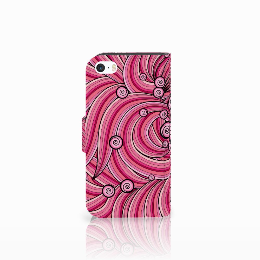 Apple iPhone 5 | 5s | SE Hoesje Swirl Pink