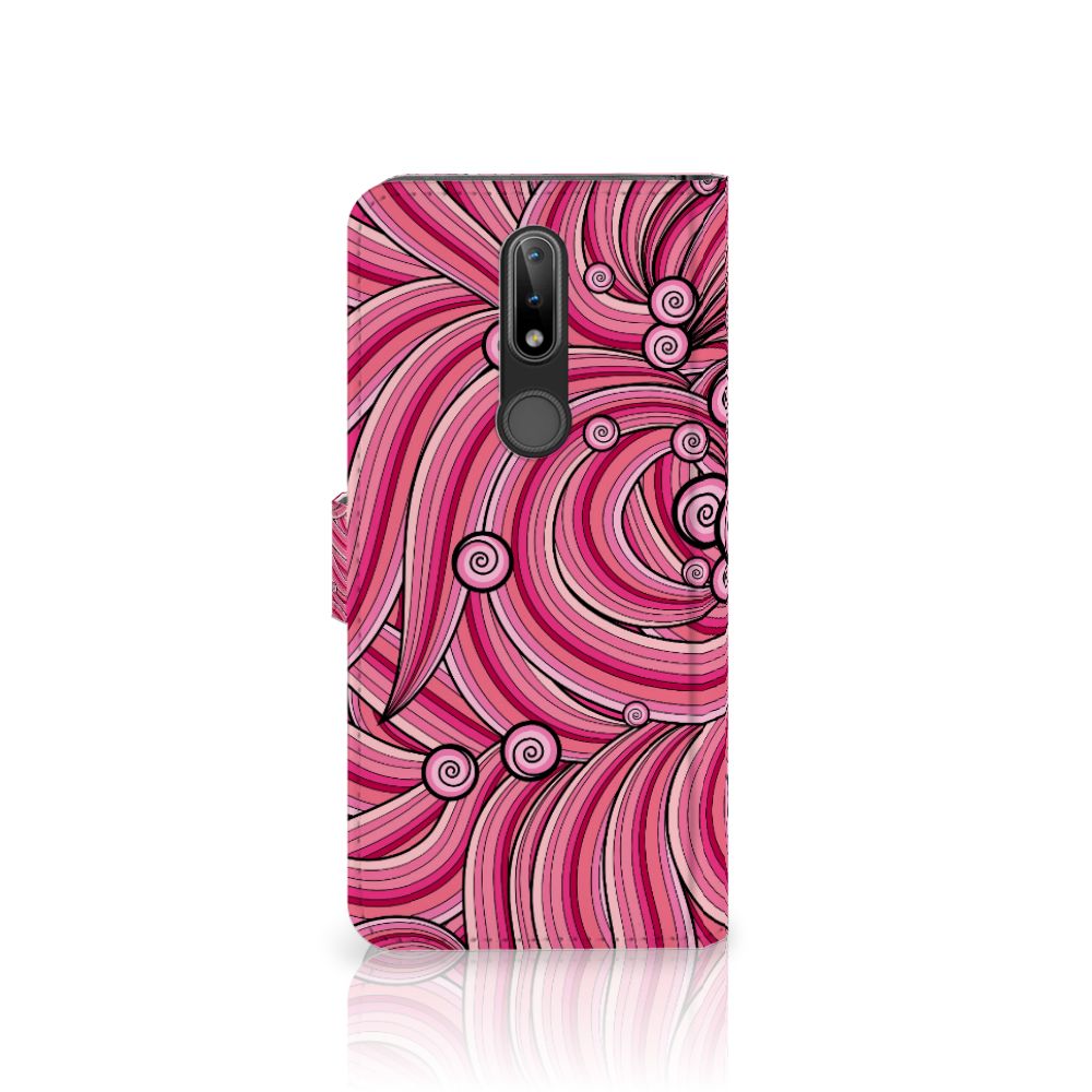 Nokia 2.4 Hoesje Swirl Pink
