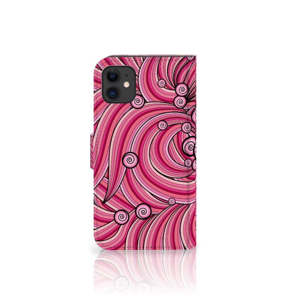Apple iPhone 11 Hoesje Swirl Pink