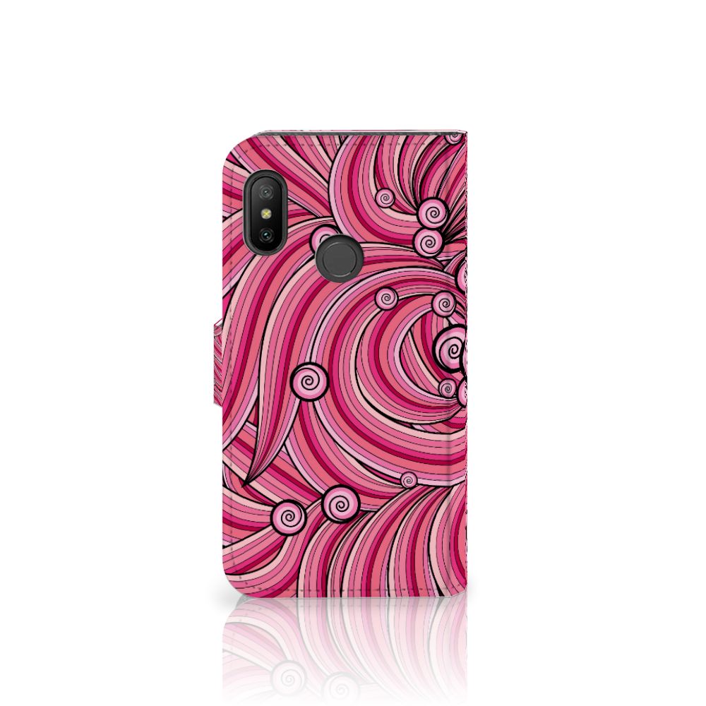 Xiaomi Mi A2 Lite Hoesje Swirl Pink